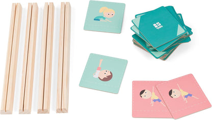 BS Toys – Imitatiespel en observatie – 30 kaarten en 4 bases – 3-4 spelers – vanaf 4 jaar