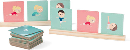 BS Toys – Imitatiespel en observatie – 30 kaarten en 4 bases – 3-4 spelers – vanaf 4 jaar