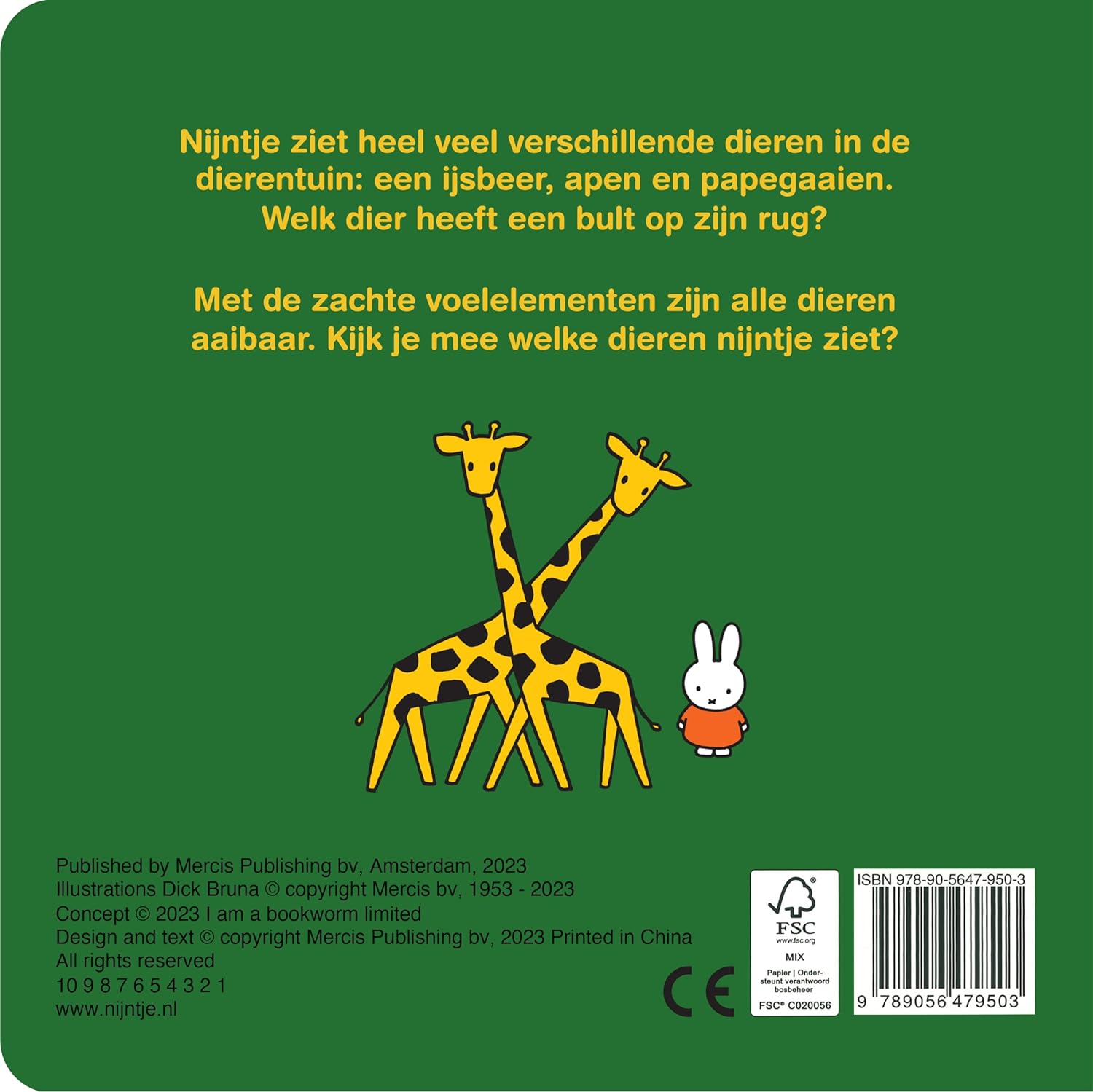Centraal Boekhuis - voelboek met nijntje naar de dierentuin