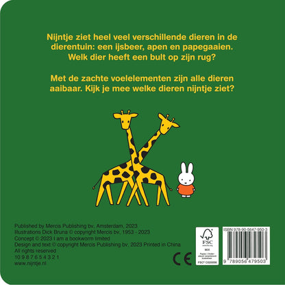 Centraal Boekhuis - voelboek met nijntje naar de dierentuin