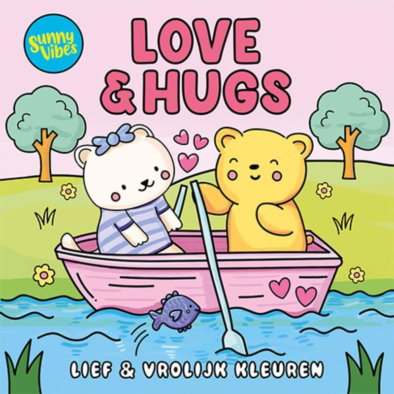 Lantaarn Publishers - Kleurboek Sunny vibes - Love & hugs