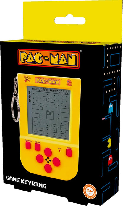 Pac-Man Mini Retro Handheld Video Game Keychain