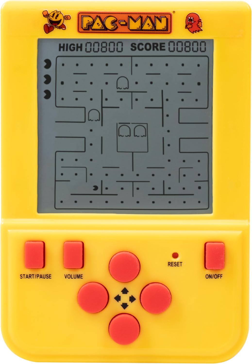 Pac-Man Mini Retro Handheld Video Game Keychain