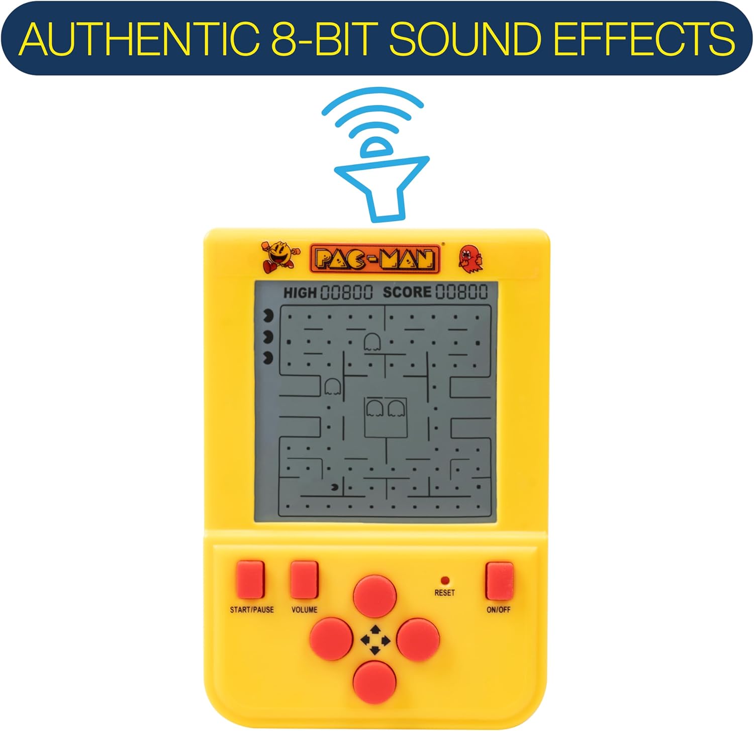 Pac-Man Mini Retro Handheld Video Game Keychain