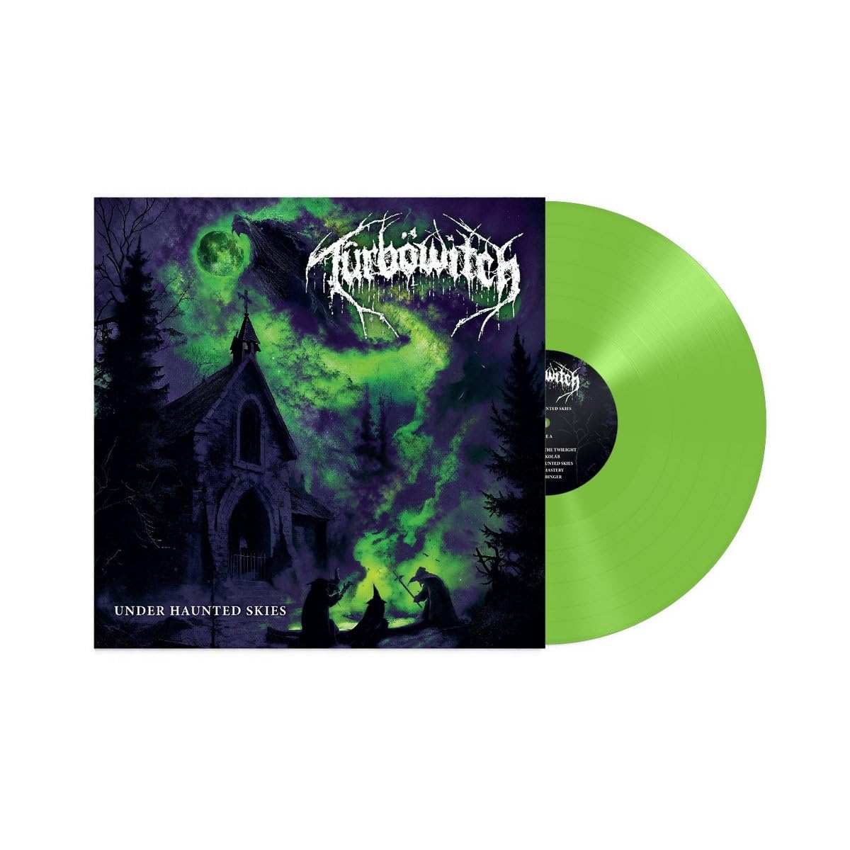 UNDER HAUNTED SKIES (GREEN VINYL)