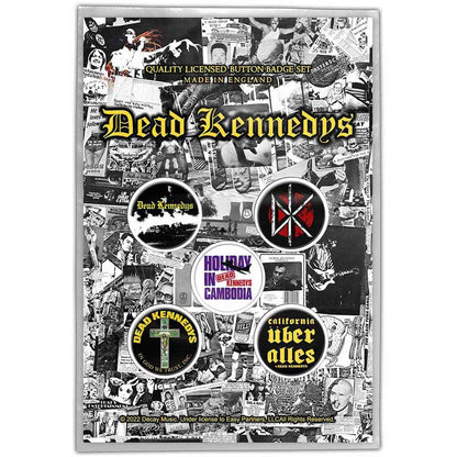 Dead Kennedys Button Pacchetto Spille Fresh Fruit Nuovo Ufficiale Set Of 6 Size One Size