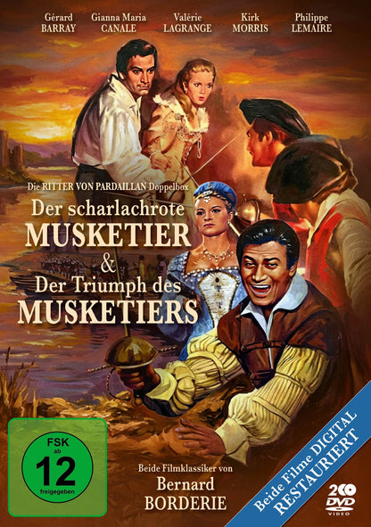 Die Ritter von Pardaillan Doppelbox: 1. Der scharlachrote Musketier (1962) / 2. Der Triumph des Musketiers (1964) (beide Filme restauriert