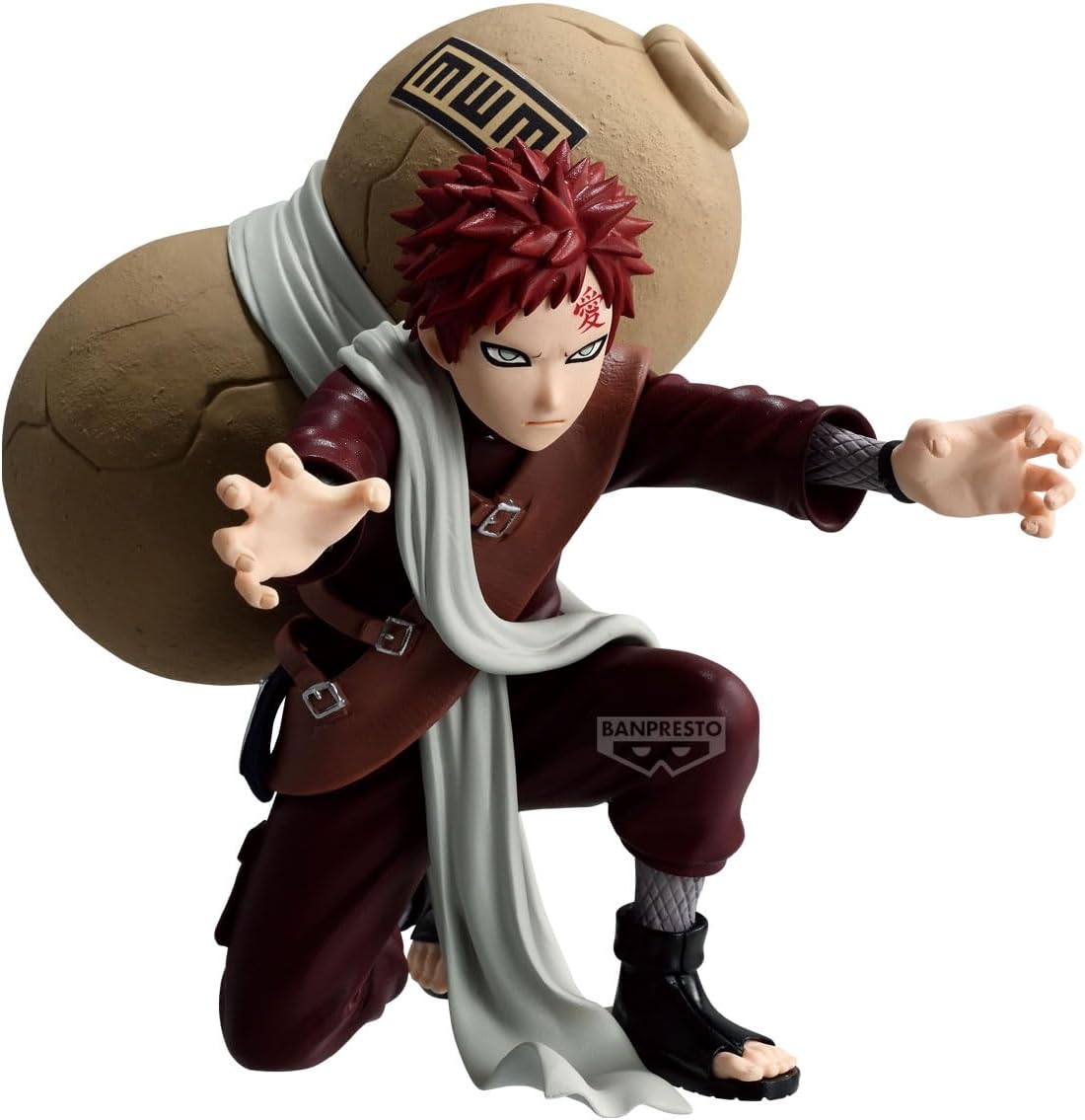 Banpresto Gaara II Naruto Action Figure - Vibration Stars 11 cm - PZ69619P Multicolor - Collectible Figure - Ideal for Naruto Anime Fans