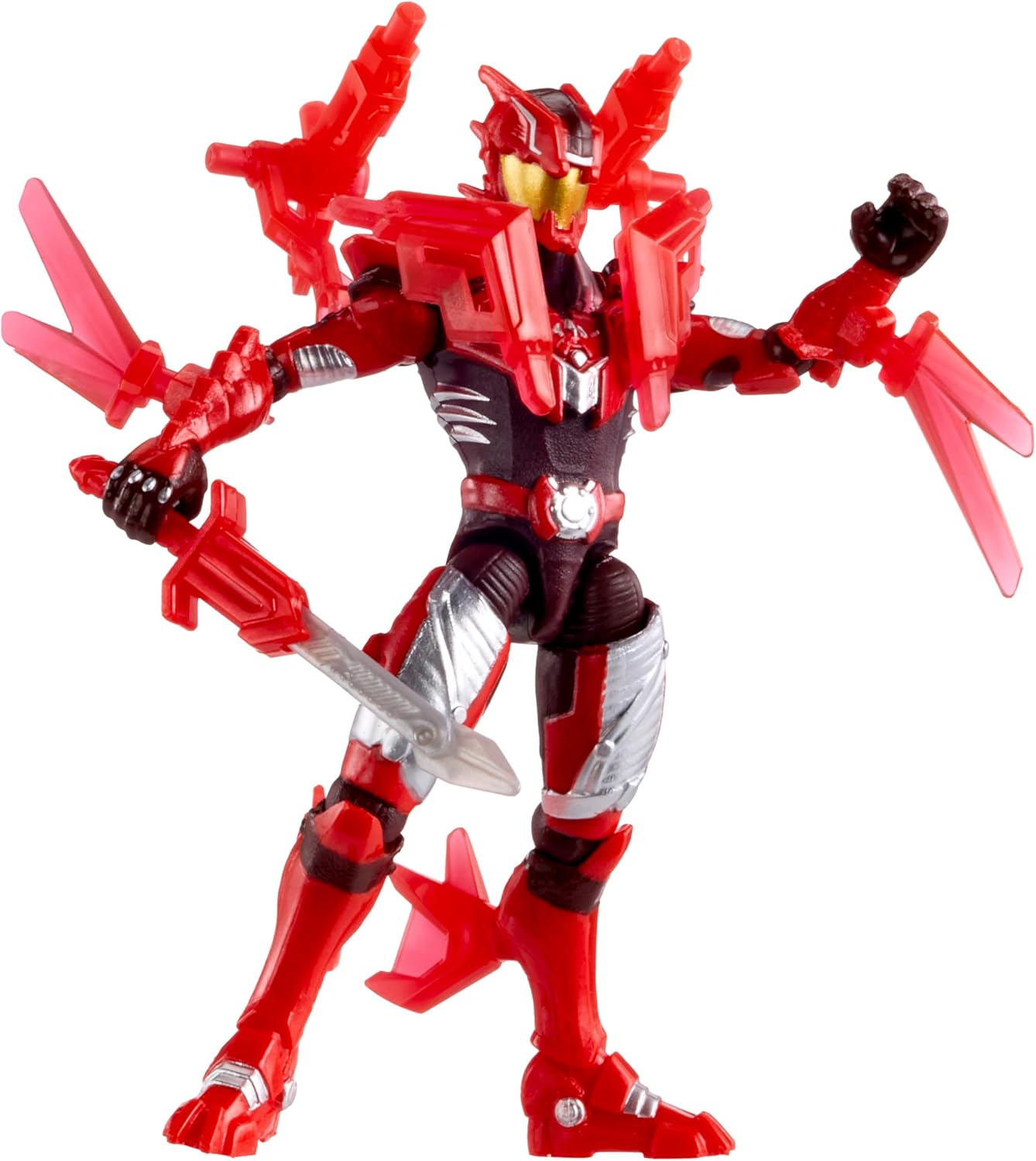 T-Rex Pilot Liam Roberts - 9.5cm Poseable Action Figure with Interchangeable Armour Pieces and Transforming Accessory, Suitable for Children Ages 6+