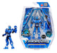 Triceratops Pilot TJ - 9.5cm Poseable Action Figure with Interchangeable Armour Pieces and Transforming Accessory, Suitable for Children Ages 6+