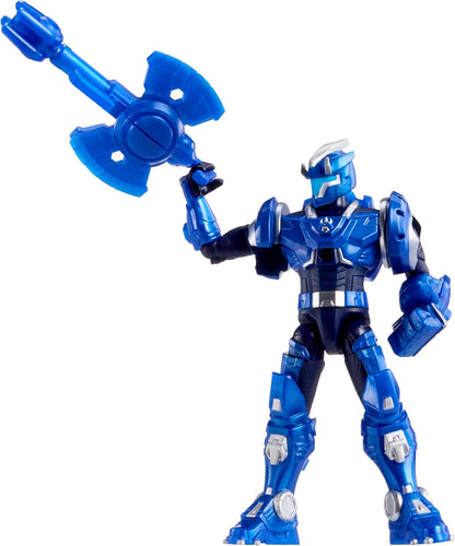 Triceratops Pilot TJ - 9.5cm Poseable Action Figure with Interchangeable Armour Pieces and Transforming Accessory, Suitable for Children Ages 6+