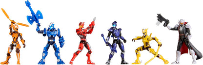 Raptor Pilot Prisca Silva - 9.5cm Poseable Action Figure with Interchangeable Armour Pieces and Transforming Accessory, Suitable for Children Ages 6+