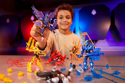 Raptor Pilot Paloma Silva - 9.5cm Poseable Action Figure with Interchangeable Armour Pieces and Transforming Accessory, Suitable for Children Ages 6+