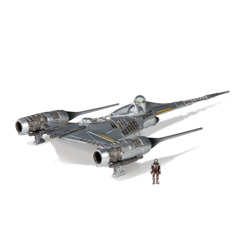 Star Wars™ Micro Galaxy Squadron SWJ0537 - N-1 Sternenjäger des Mandalorianers (Armada Edition) - offizielles 12,5 cm großes Fahrzeug mit 2 Micro-Figuren (2,5 cm