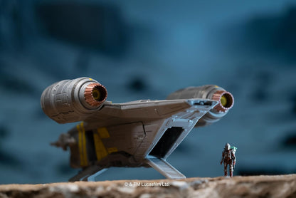Star Wars™ Micro Galaxy Squadron SWJ0543 - Razor Crest - offizielles 18 cm großes Fahrzeug mit 1 Micro-Figur (2,5 cm