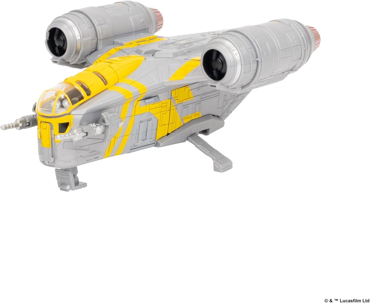 Star Wars™ Micro Galaxy Squadron SWJ0543 - Razor Crest - offizielles 18 cm großes Fahrzeug mit 1 Micro-Figur (2,5 cm