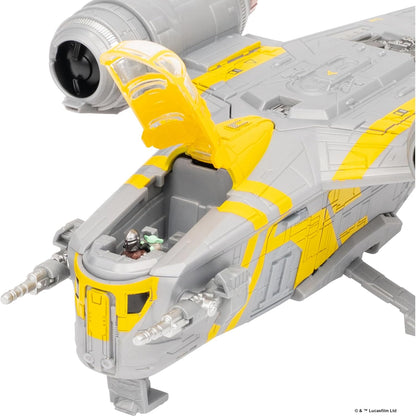 Star Wars™ Micro Galaxy Squadron SWJ0543 - Razor Crest - offizielles 18 cm großes Fahrzeug mit 1 Micro-Figur (2,5 cm