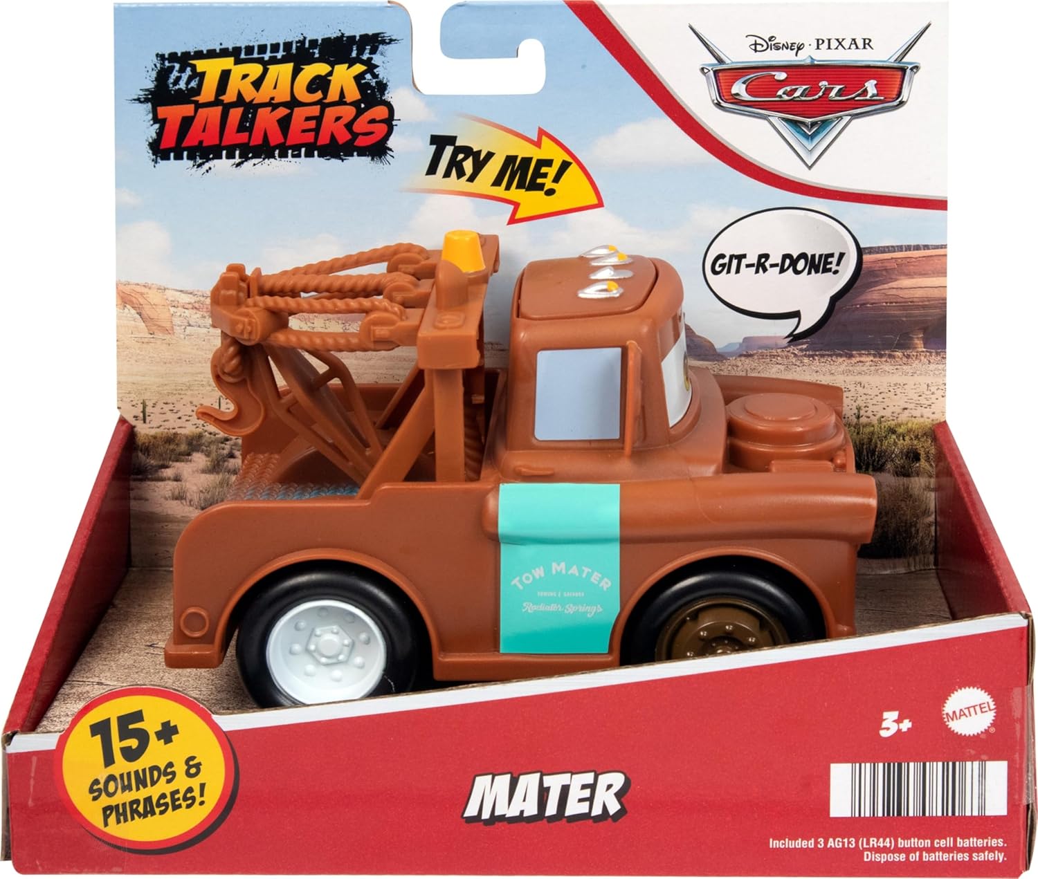 Pixar Disney Cars Track Talkers - Mater Talking Vehicle
