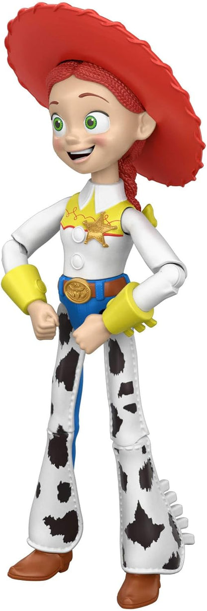 Mattel Disney and Pixar Toy Story 5 Large Scale Jessie Figure, 12 Inch Movie Toy Dancing Cowgirl Move, 12 Points Articulation, Accurate Detail, JKV40