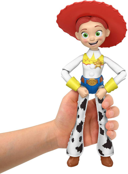 Mattel Disney and Pixar Toy Story 5 Large Scale Jessie Figure, 12 Inch Movie Toy Dancing Cowgirl Move, 12 Points Articulation, Accurate Detail, JKV40
