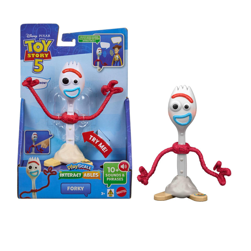 Mattel Disney and Pixar Toy Story 5 Interactables Talking Figures, 7 Inch Playscale, Movie Phrases & Converses with Others in Line, Characters Vary, JKV29