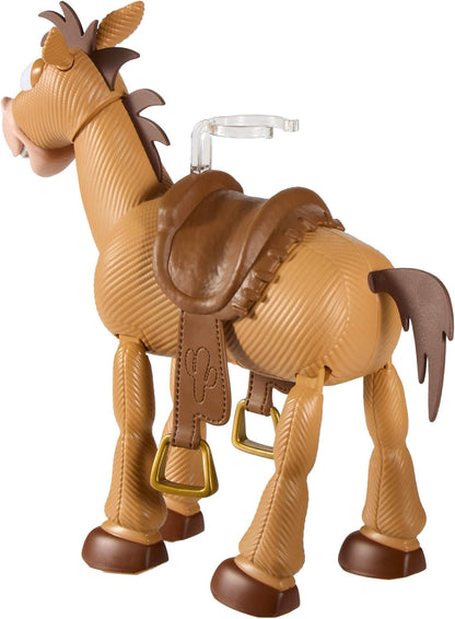 Mattel Disney and Pixar Toy Story 5 Giddy-Up Bullseye RC 12-Inch Scale remote controlled horse toy with sounds and clip for figure sold separately, JKV52
