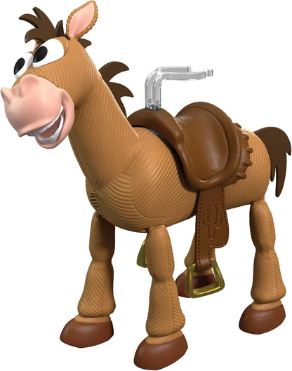 Mattel Disney and Pixar Toy Story 5 Giddy-Up Bullseye RC 12-Inch Scale remote controlled horse toy with sounds and clip for figure sold separately, JKV52