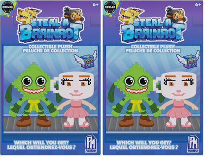 Mystery Collectible Plush -Assortment - Series 1 - Includes DLC Codes Redeemable on Roblox - Officially Licensed Mystery Collectible Plush by PhatMojo (Pack of 2
