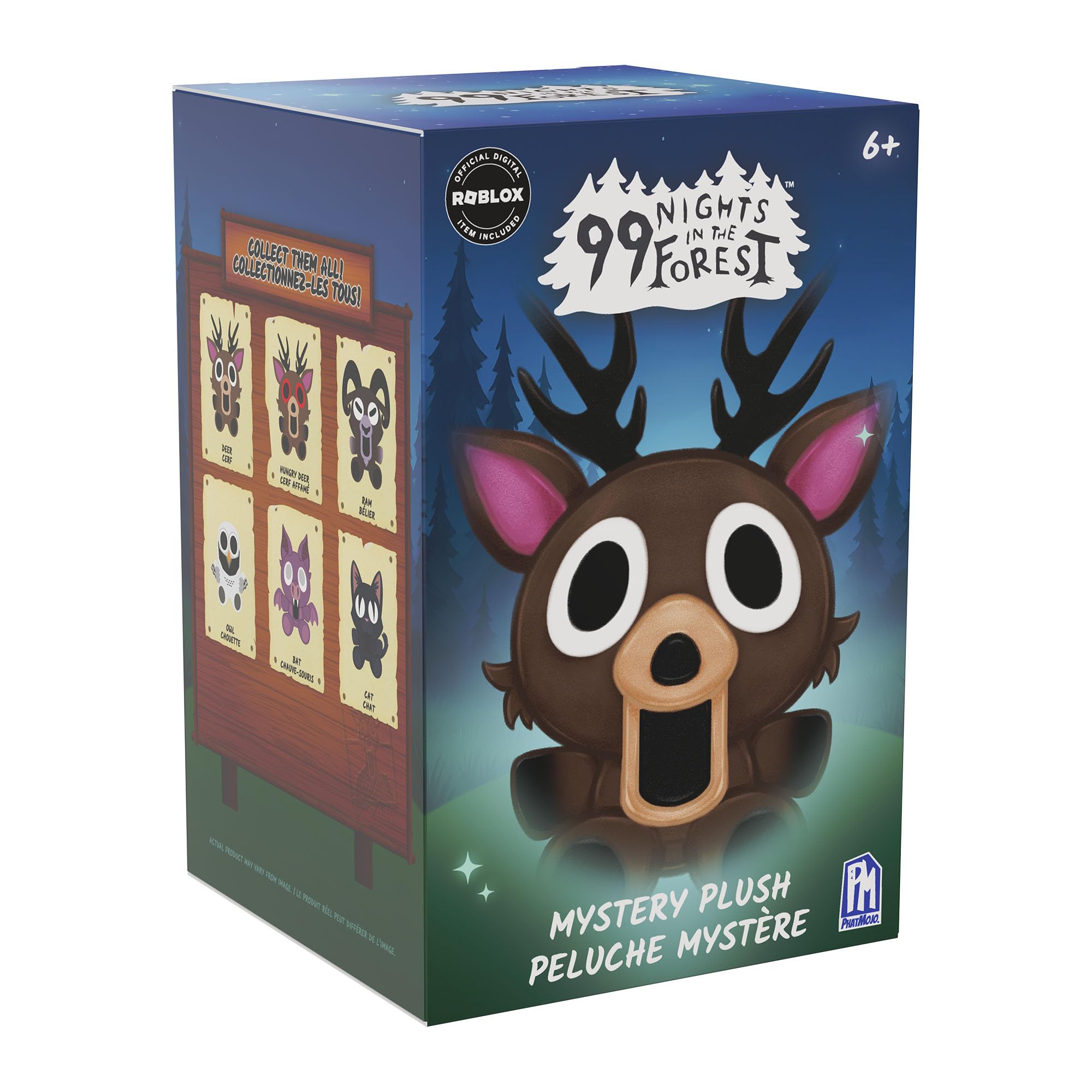 Blind Box Collectible Plush Assortment - Series 1 - Includes DLC Code Redeemable on Roblox - Stuffed Animal Plush Toys - Officially Licensed by PhatMojo