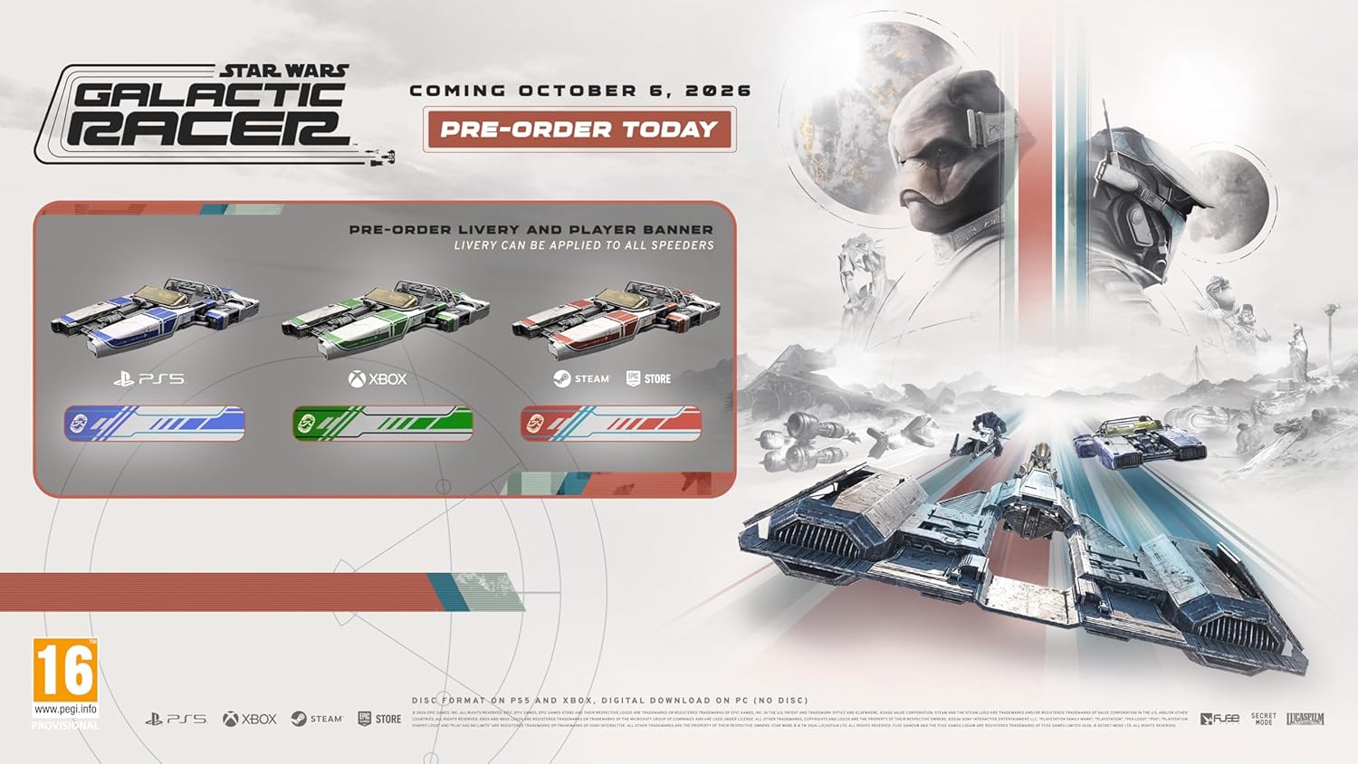 STAR WARS: Galactic Racer™ (Playstation 5)