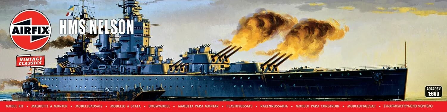 Airfix 984203-1/600 HMS Nelson - Scale 1:600