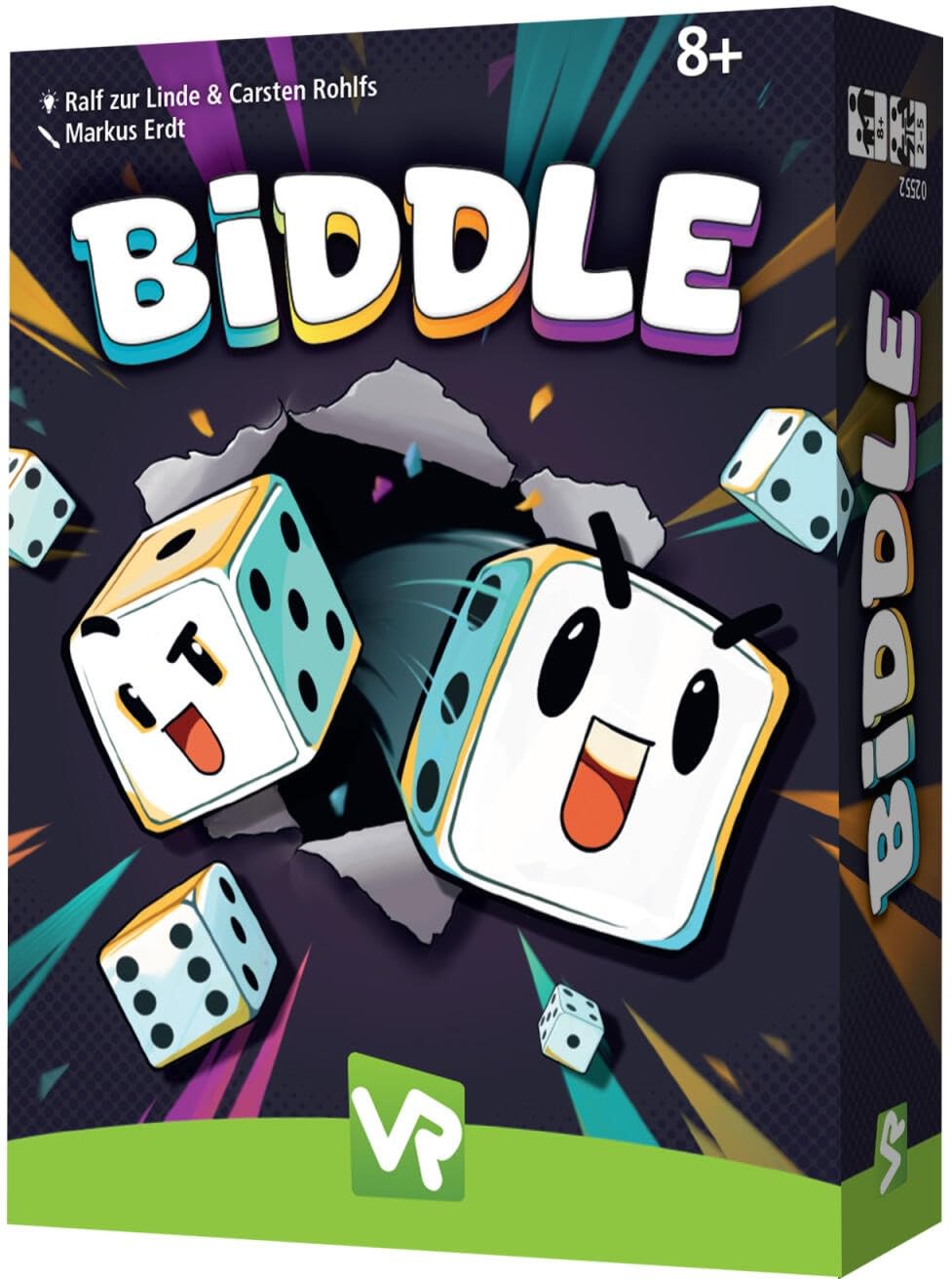 Biddle Semi-Cooperative Bluffing and Betting Card Game, for 2–5 Players, Ages 8+