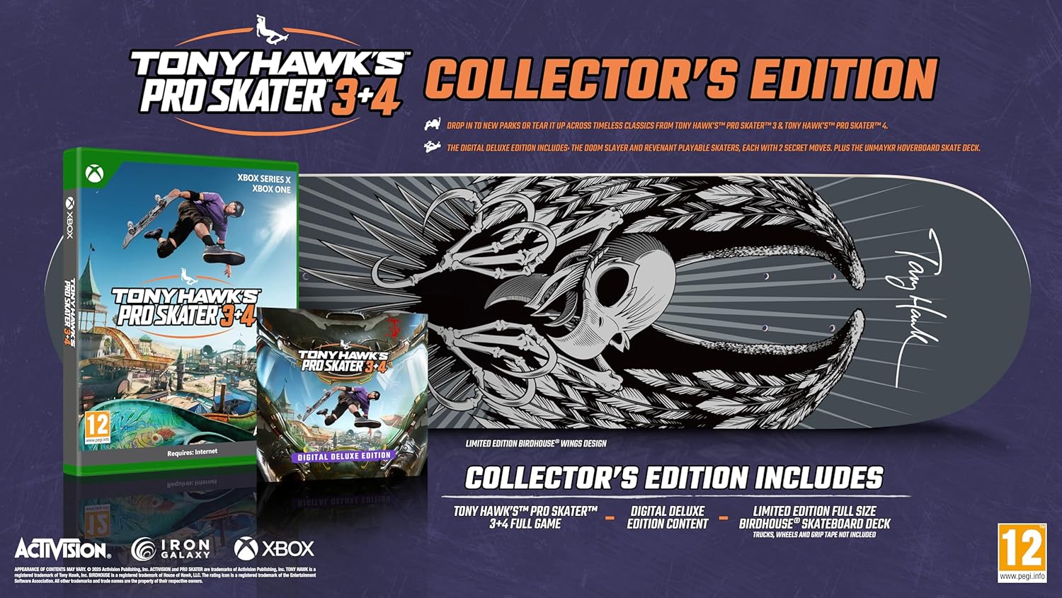 Tony Hawk's Pro Skater 3+4 Collector's Edition (Xbox Series X)