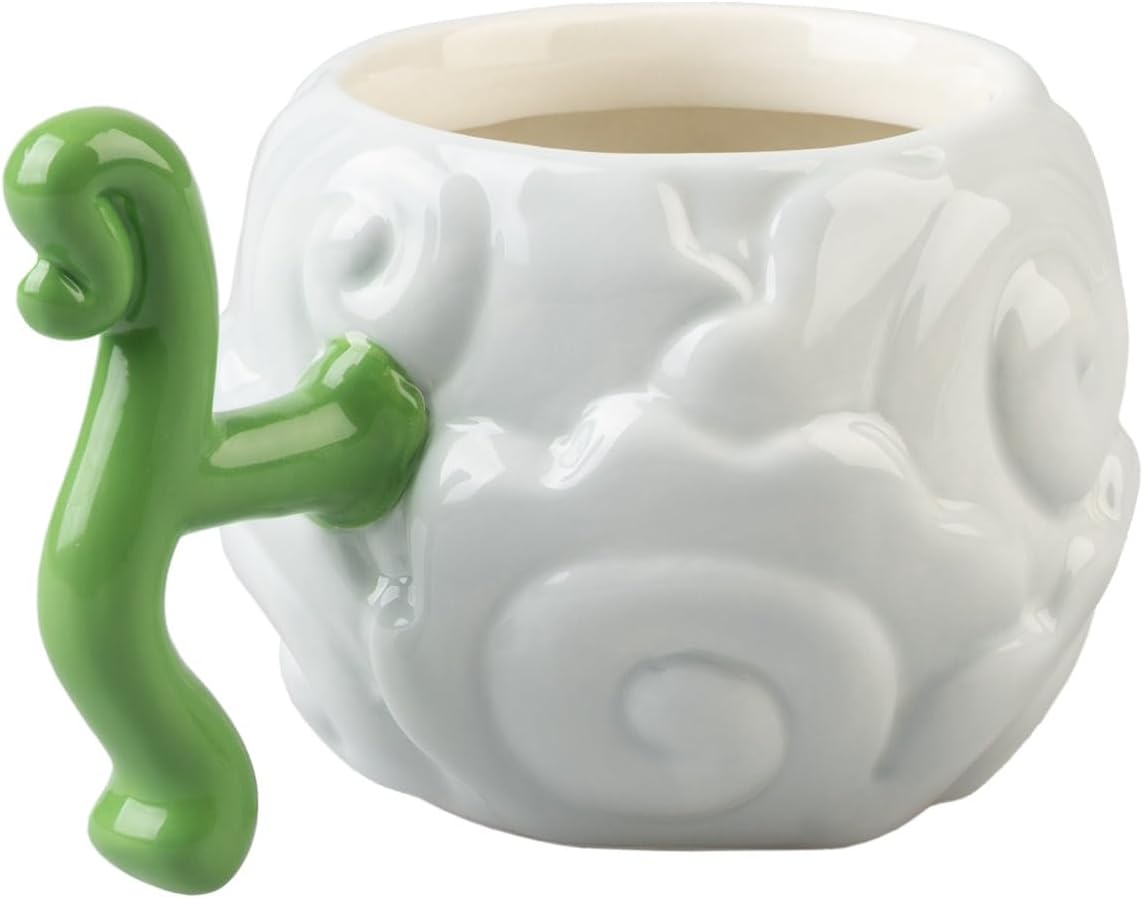 Grupo Erik Ceramic Mug - One Piece Manga Gifts - Smoke-Smoke Fruit | 20.3 oz - 600 ml Coffee Mug Tea, Cool Mugs and Cups | One Piece Gifts Under 20 Pounds