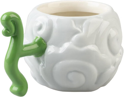 Grupo Erik Ceramic Mug - One Piece Manga Gifts - Smoke-Smoke Fruit | 20.3 oz - 600 ml Coffee Mug Tea, Cool Mugs and Cups | One Piece Gifts Under 20 Pounds