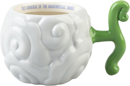 Grupo Erik Ceramic Mug - One Piece Manga Gifts - Smoke-Smoke Fruit | 20.3 oz - 600 ml Coffee Mug Tea, Cool Mugs and Cups | One Piece Gifts Under 20 Pounds