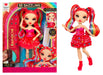 RAINBOW HIGH Be Dazzling - Vivienne Rouge - Muñeca de Moda Roja de 28 cm con Herramienta para Deslumbrar, Gemas Brillantes y Accesorios de Estilismo