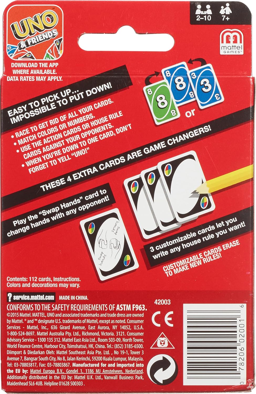 Uno Card Game 2013