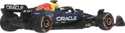 Hot Wheels 1:64 Scale Premium Die-Cast Oracle Red Bull Racing – Max Verstappen #1 Formula 1 Collectible Toy Race Car with Real Riders Tires & Metal/Metal Body & Chassis, JKD83