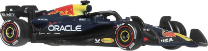 Hot Wheels 1:64 Scale Premium Die-Cast Oracle Red Bull Racing – Max Verstappen #1 Formula 1 Collectible Toy Race Car with Real Riders Tires & Metal/Metal Body & Chassis, JKD83