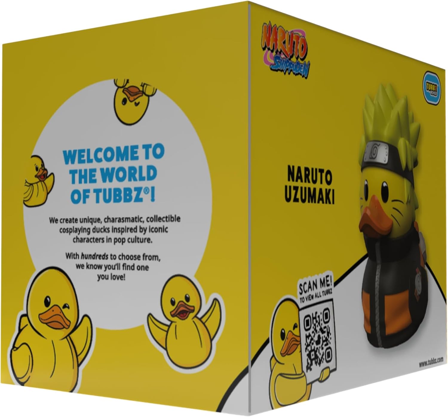 TUBBZ Boxed Edition: Naruto Shippuden - Naruto Uzumaki Cosplaying Rubber Duck Vinyl Figure