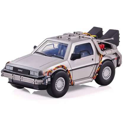 TUBBZ Special Edition: Zurück in die Zukunft – Delorean-Zeitmaschine Sammlerfahrzeug für Mini Figuren