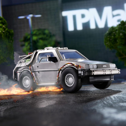 TUBBZ Special Edition: Zurück in die Zukunft – Delorean-Zeitmaschine Sammlerfahrzeug für Mini Figuren