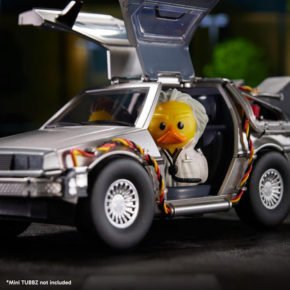 TUBBZ Special Edition: Zurück in die Zukunft – Delorean-Zeitmaschine Sammlerfahrzeug für Mini Figuren