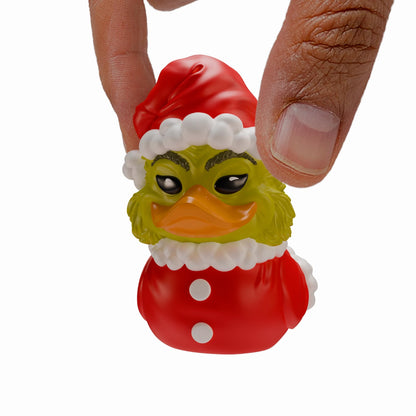 TUBBZ Mini: The Grinch - Santa Outfit Grinch Cosplaying Rubber Duck Vinyl Figure