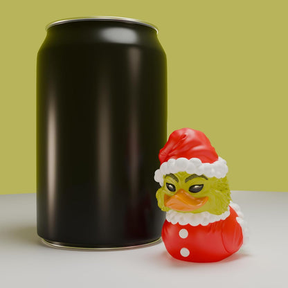 TUBBZ Mini: The Grinch - Santa Outfit Grinch Cosplaying Rubber Duck Vinyl Figure