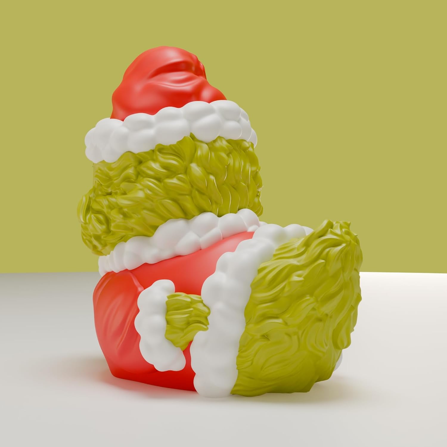 TUBBZ Mini: The Grinch - Santa Outfit Grinch Cosplaying Rubber Duck Vinyl Figure