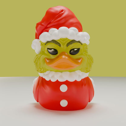 TUBBZ Mini: The Grinch - Santa Outfit Grinch Cosplaying Rubber Duck Vinyl Figure