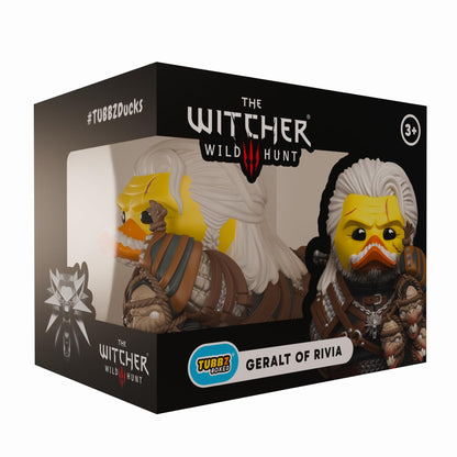 TUBBZ Boxed Edition: The Witcher - Geralt of Rivia Cosplaying Rubber Duck Vinyl Figure – Official Collectible for Fans of Witcher