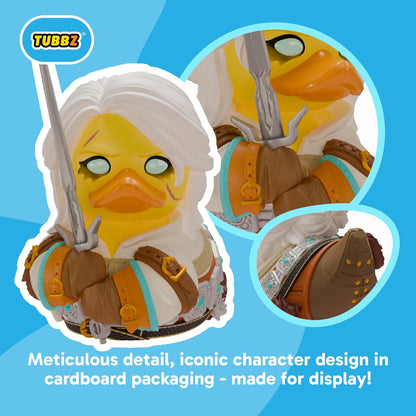 TUBBZ Boxed Edition: The Witcher - Ciri Cosplaying Rubber Duck Vinyl Figure – Official Collectible for Fans of Witcher